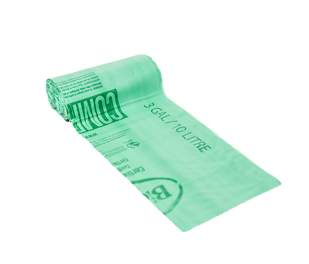 11 in Side-Gusset Compostable Produce Bag 2000 ct