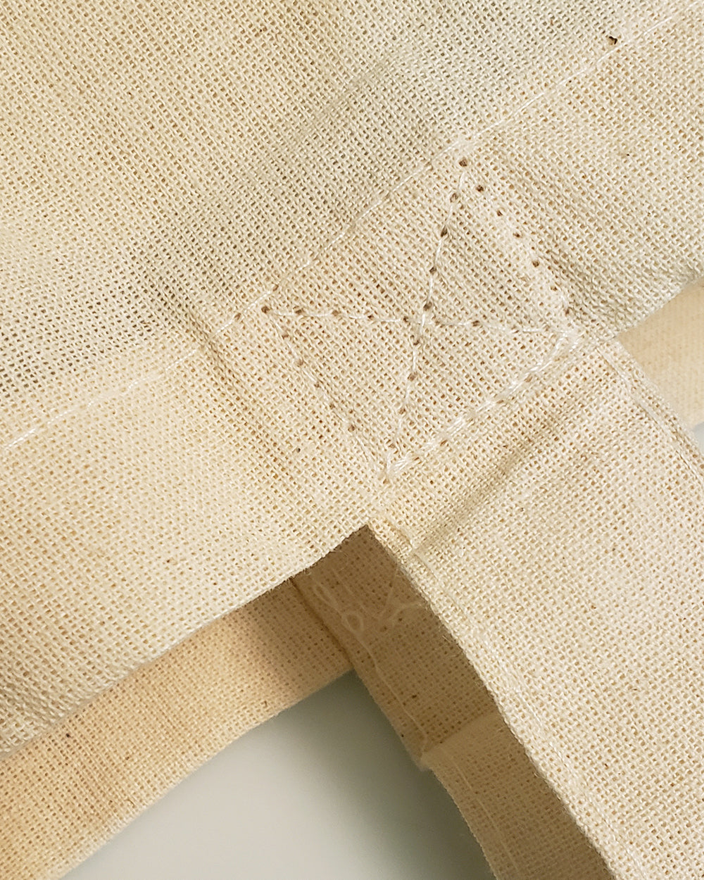 15 IncCotton Tote Bags Handle Detail