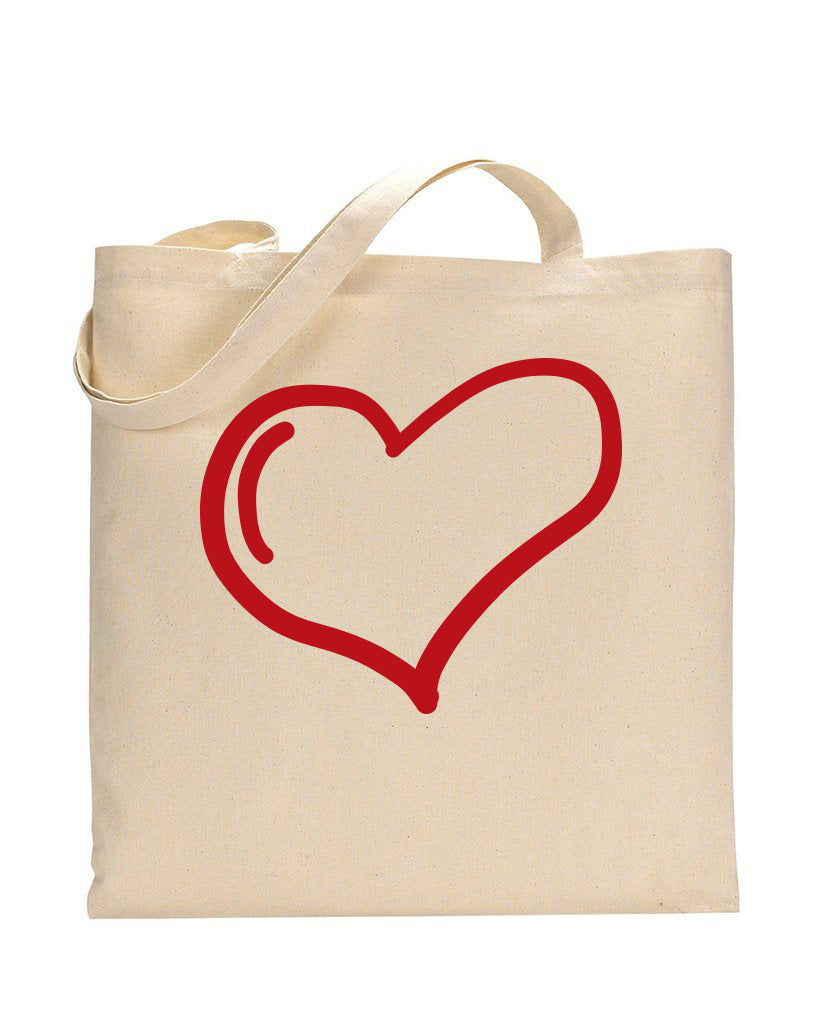 Minimal Love Bag - Valentine's Tote Bag