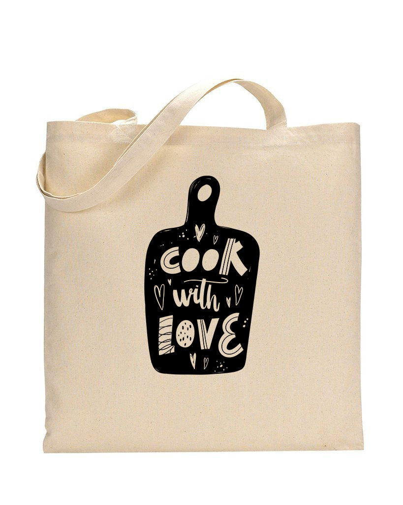 Cook With Love Design - Bakery Tote Bags