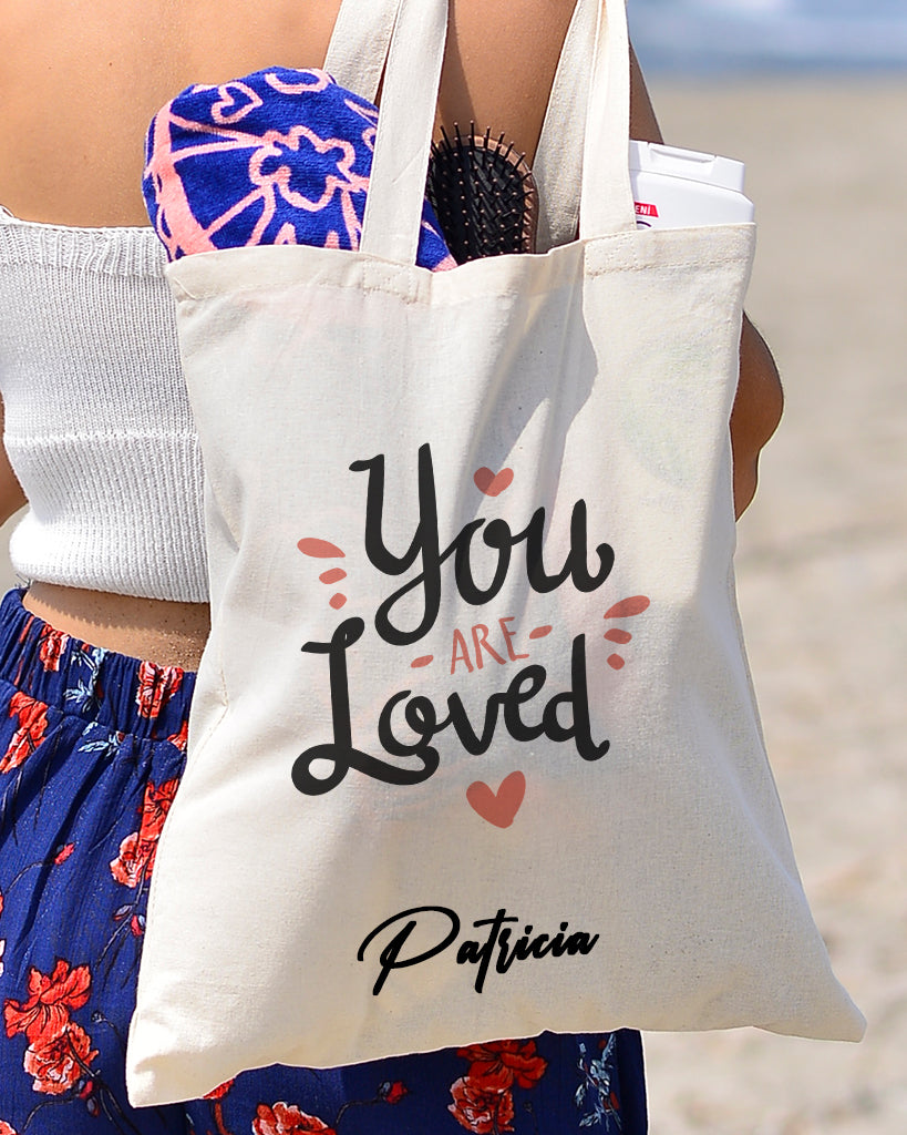 You Are Loved - Valentine's Tote Bag