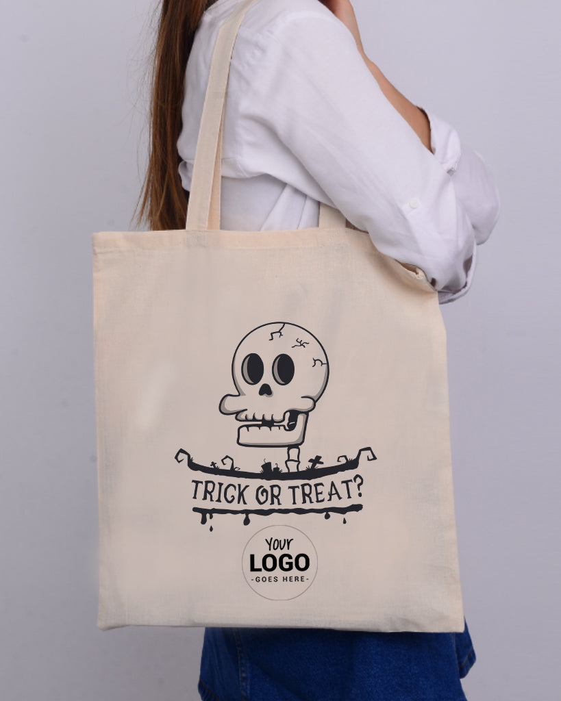Skull Trick or Treat? - Halloween Tote Bags