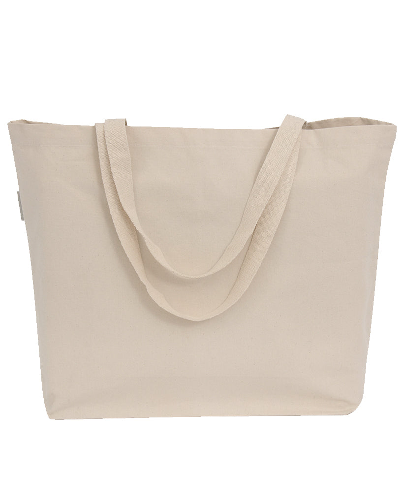 20 in Large Organic Canvas Shopping Tote Bags - OR260