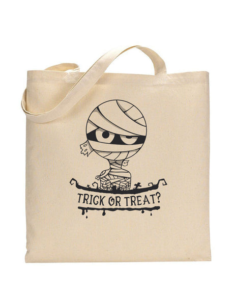 Mummy Trick or Treat? - Halloween Tote Bags