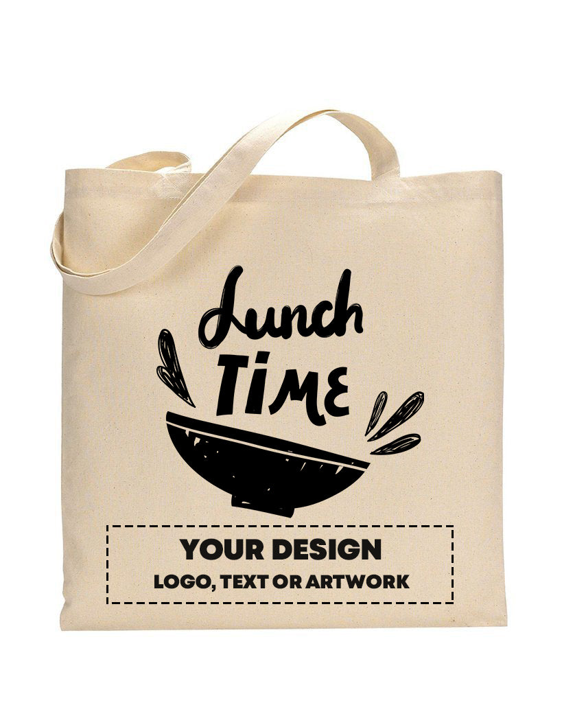 Lunch Time Design - Bakery Tote Bags