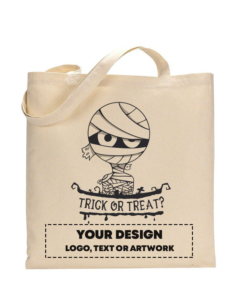 Mummy Trick or Treat? - Halloween Tote Bags