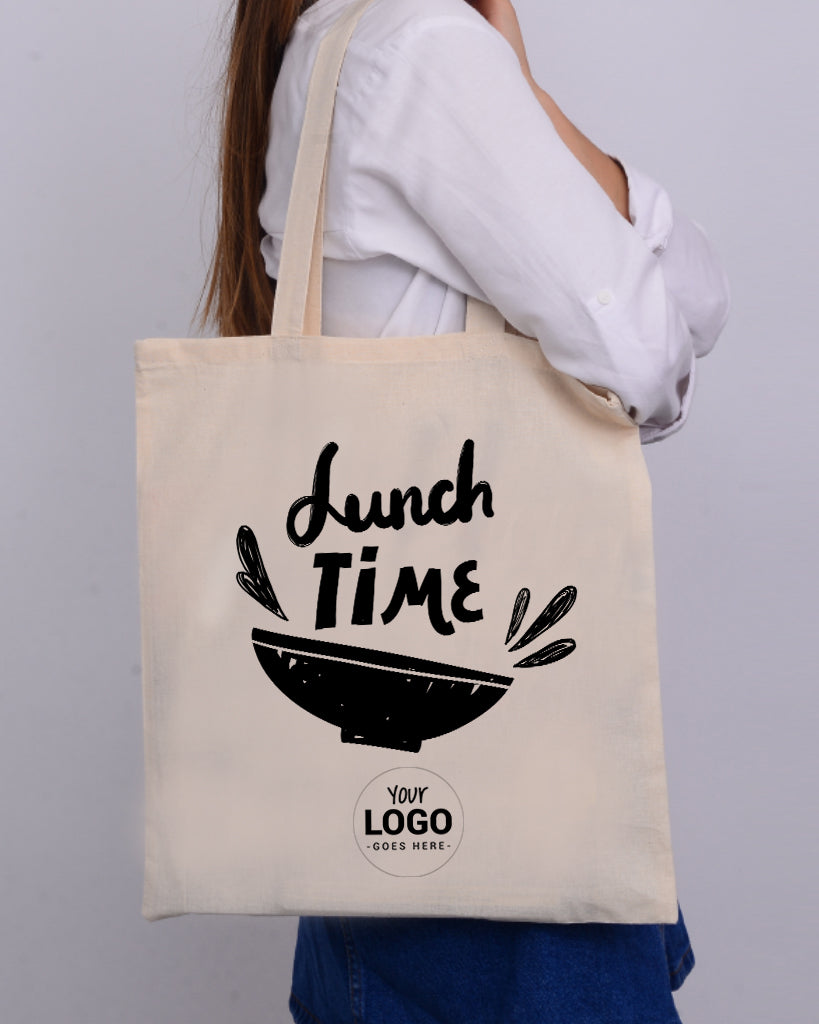 Lunch Time Design - Bakery Tote Bags