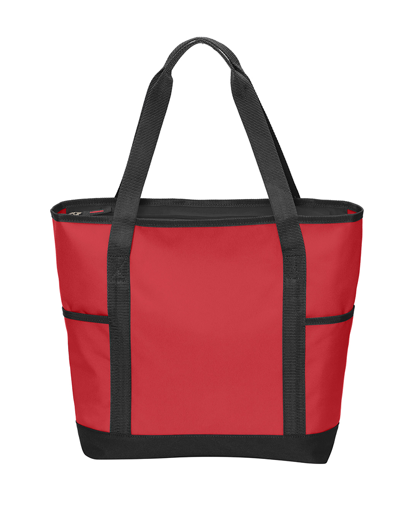Deluxe Polyester Canvas Body On-The-Go Tote