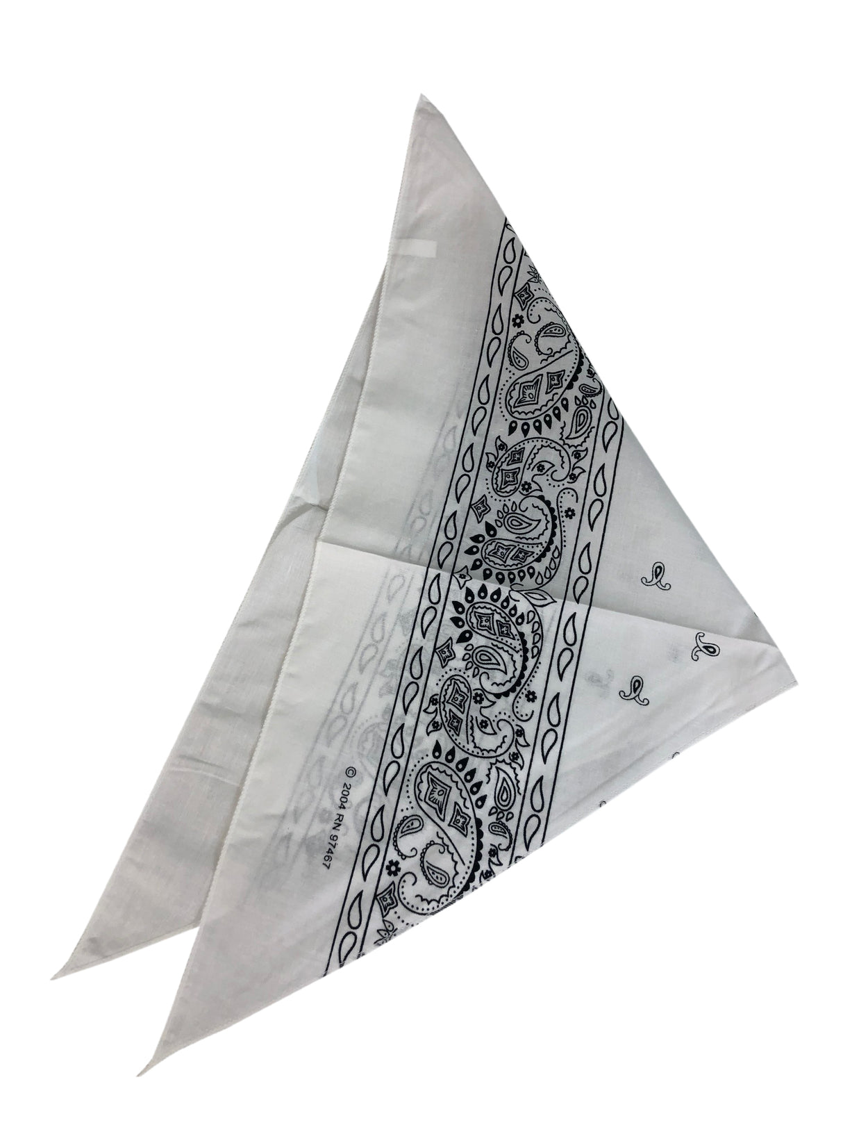 600 ct Triangle 100% Cotton Bandana - By Case