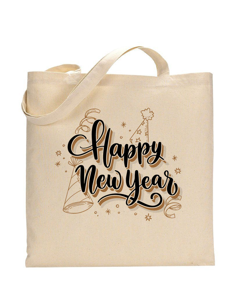 Happy New Year Tote Bag - New Year's Tote Bags