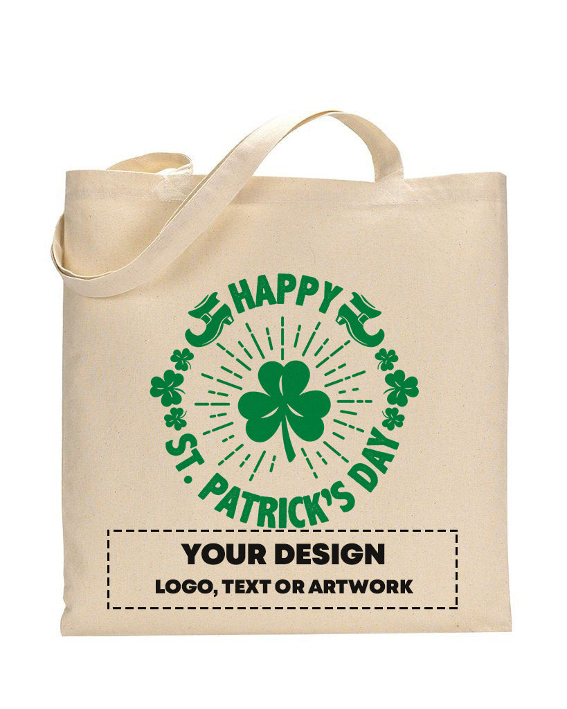 Big Leaf Happy St Patrick's Day - St Patrick's Tote Bag