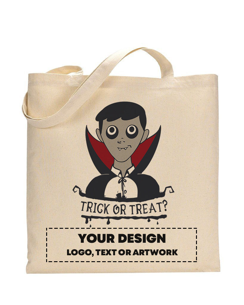 Dracula Trick or Treat? - Halloween Tote Bags