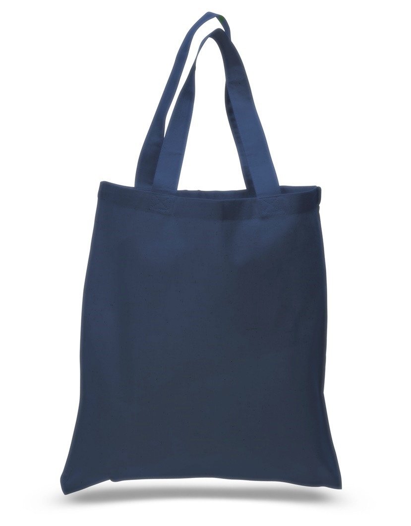 Cotton Reusable Tote Bags Navy