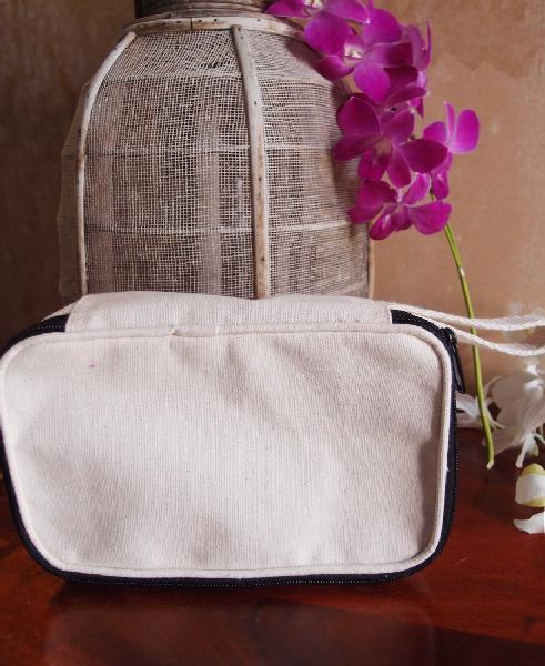cotton cosmetic makeup bag