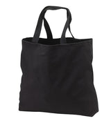 Cheap Heavy Cotton Denim Convention Tote Bag in Black