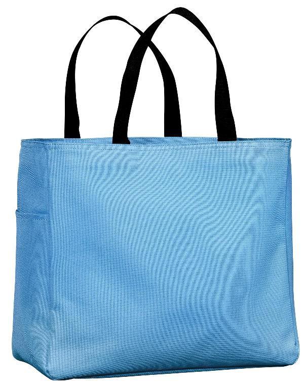 Polyester Carolina Blue Tote Bags Wholesale