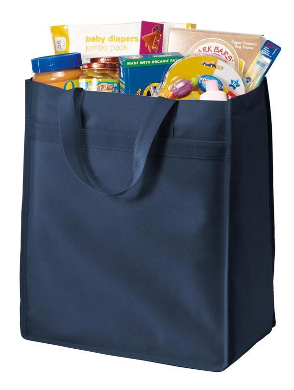 Economical Polypropylene Grocery bags Navy