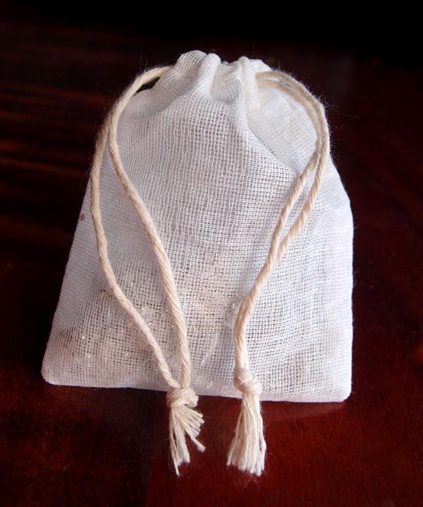 Muslin Drawstring Favor Bags