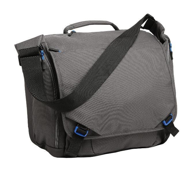 Cyber Messenger Bag with Laptop Sleeve up to 15 in