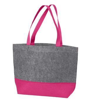 Wholesale Tote Bags felt Raspberry