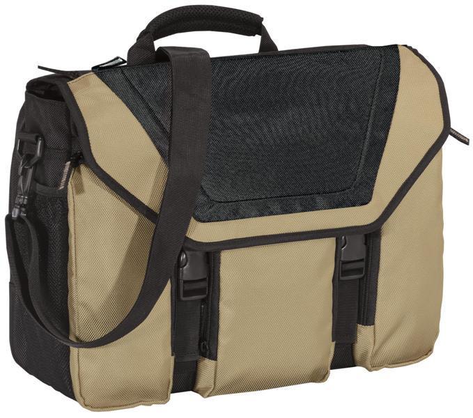 Messenger Bag Briefcase with 17 in Laptop Sleeve