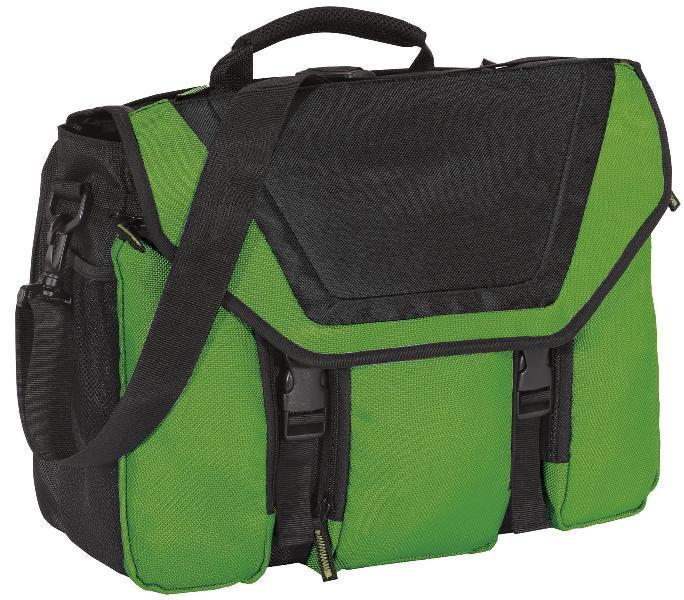 Messenger Bag Briefcase with 17 in Laptop Sleeve