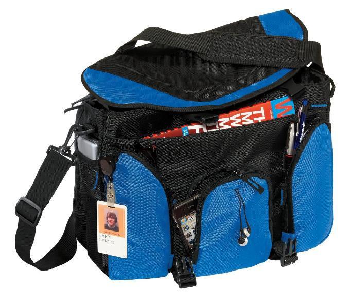 Messenger Bag Briefcase with 17 in Laptop Sleeve