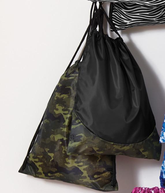 Camouflage Patterned Affordable Drawstring Bags - Backpacks ( CLOSEOUT )