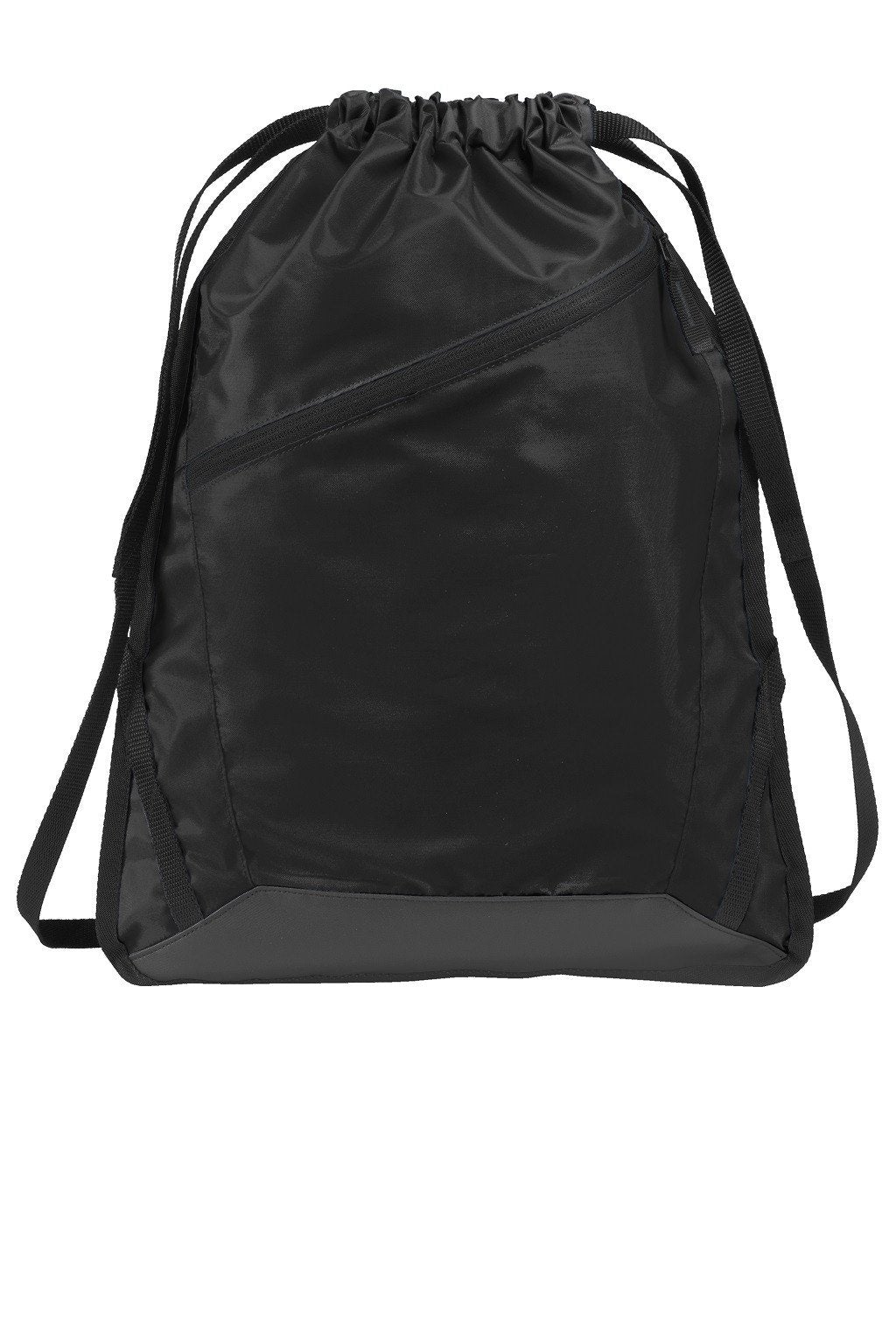 Closeout Zip-It Drawstring Backpack with Adjustable Straps
