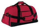 600 Denier Polyester Large Duffel With Zip Pockets