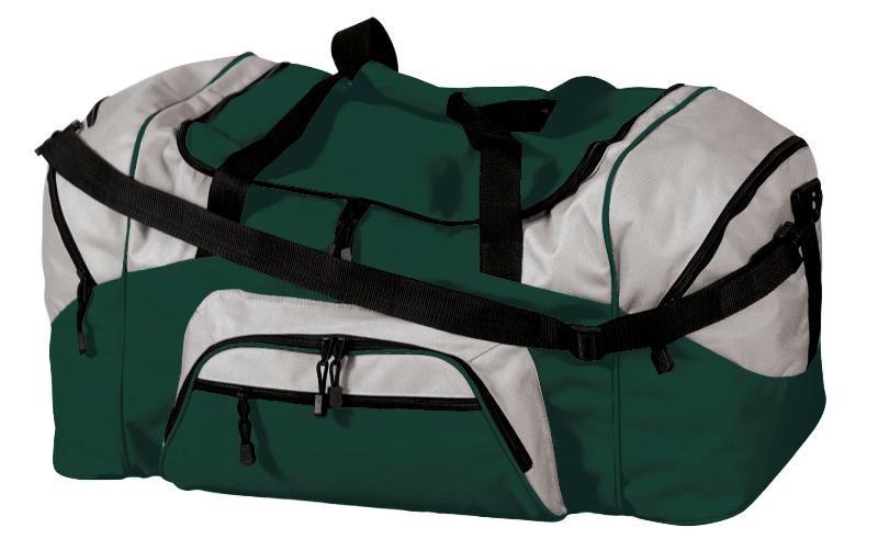 Best Quality Affordable Hunter/Grey Polyester Sport Gym Duffel Bags