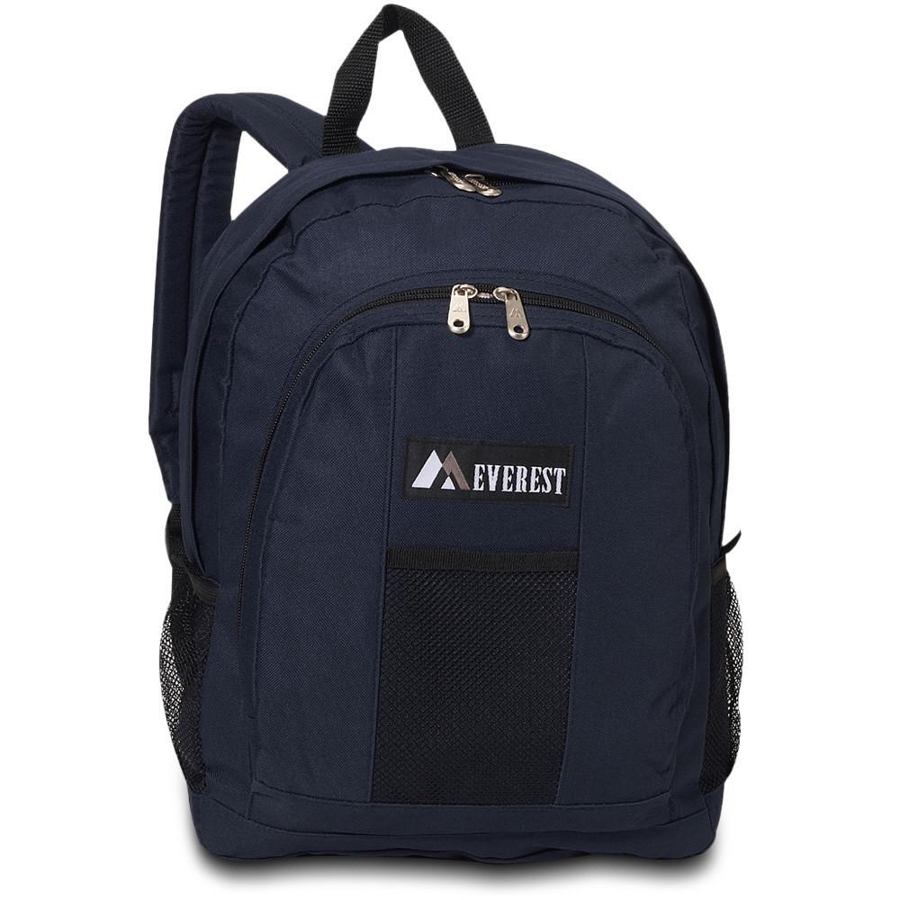 Value School Backpacks W/ Front & Side Pockets