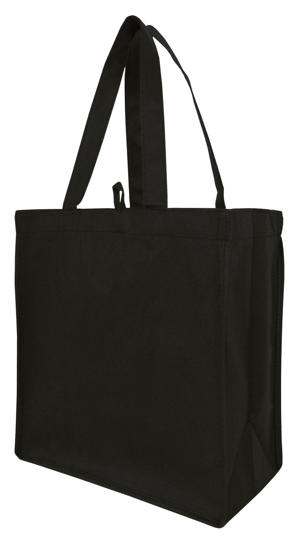 Cheap Grocery Shopping Tote Bag black