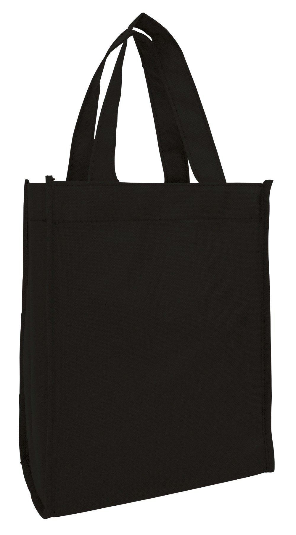 Small Book Bag Non Woven Gift Tote Bag black