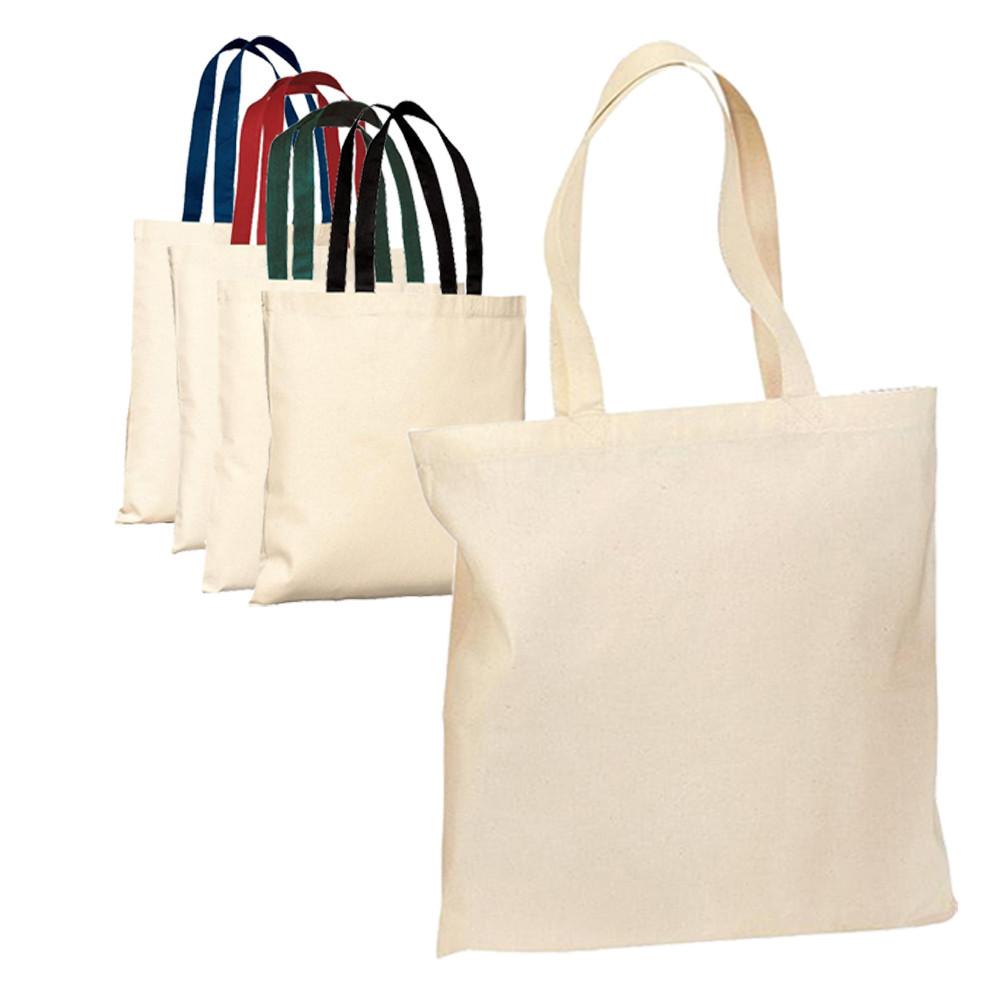 Wholesale Cotton Tote Bag with Contrast Handles