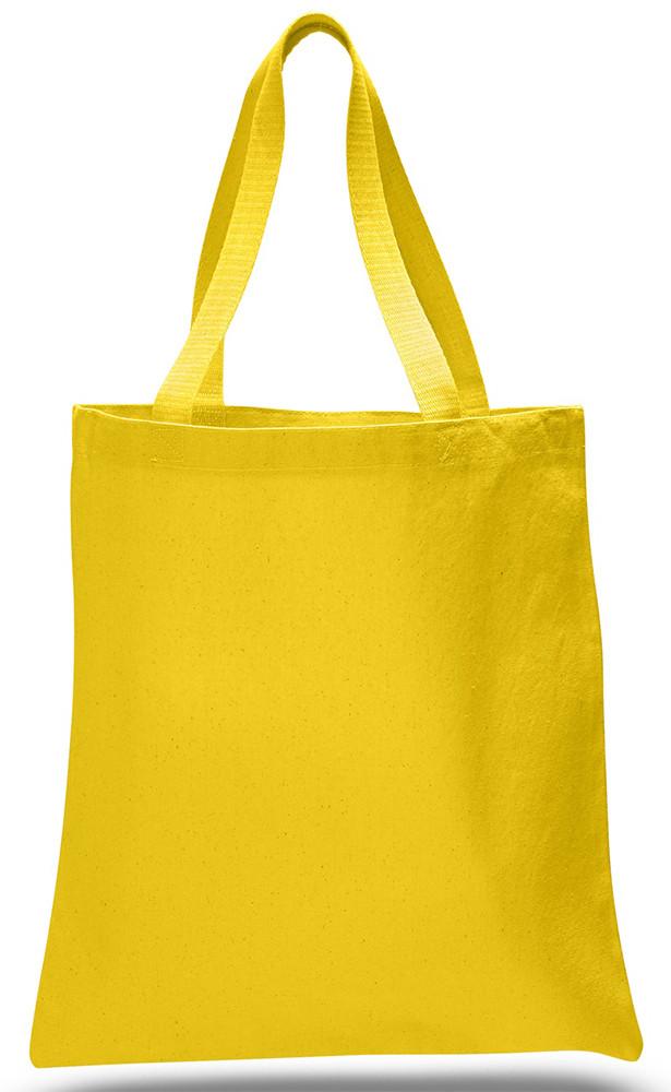 Cheap Yellow Heavy Canvas Totes