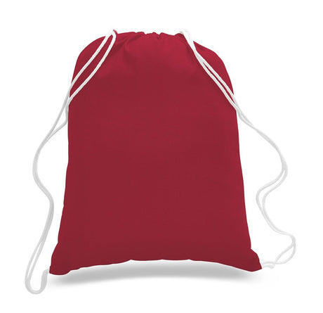 Cheap Red Drawstring Bags