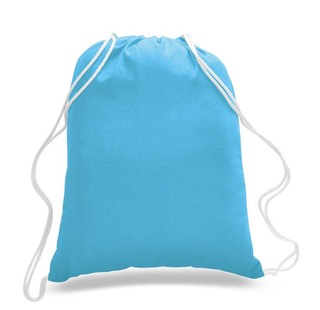 Affordable Turquoise Drawstring Bags 