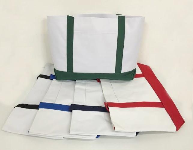 Grocery Shopping Tote Bag With Large Outside Pocket