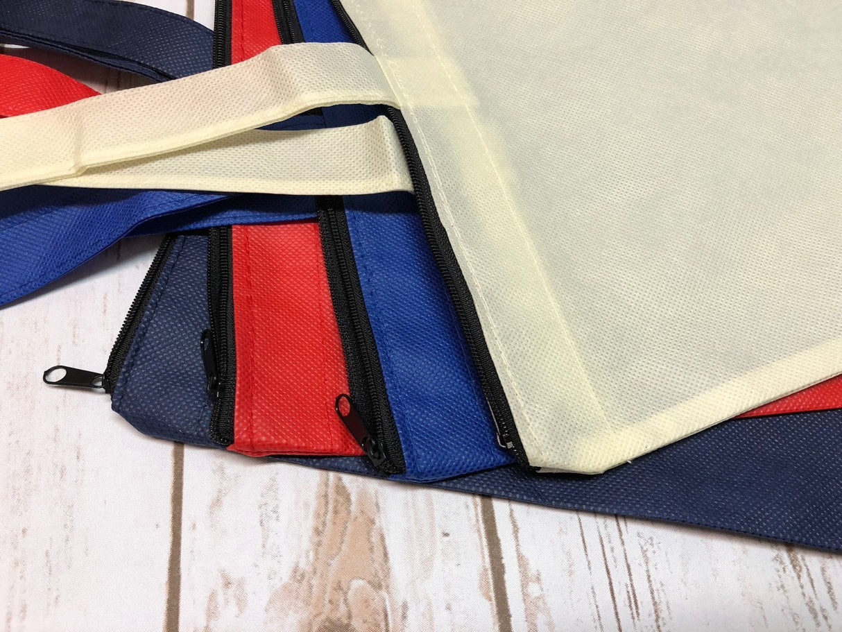 Zippered Promo Convention Tote Bag with Gusset - GN26