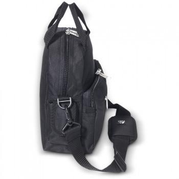 School Black Deluxe Utility Bag Side Wholesale
