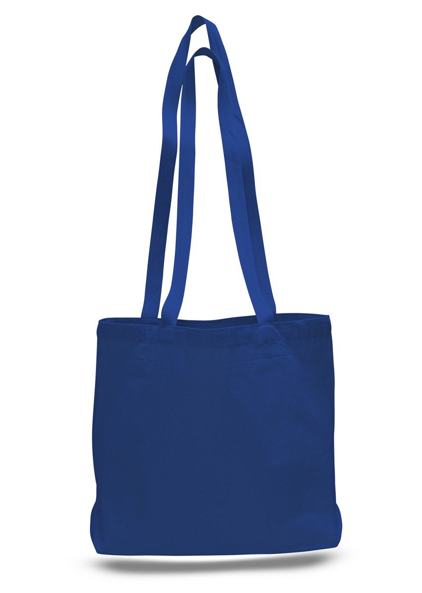 Reusable Cotton Messenger Tote Bags Royal