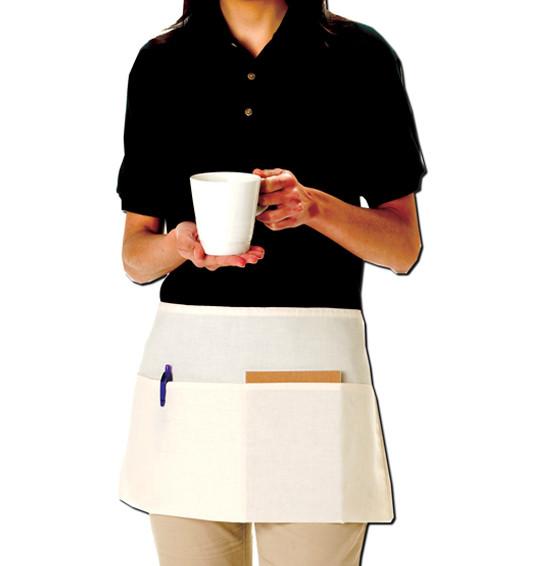 Economical waist apron natural