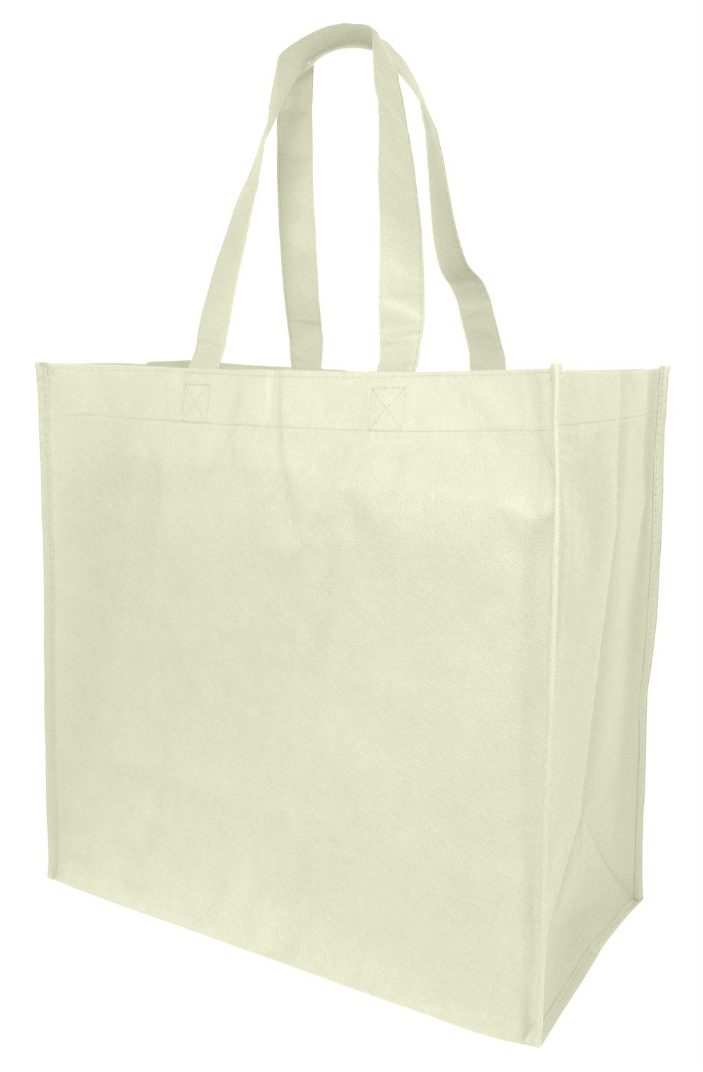 Large Polypropylene Grocery Tote Bag W/Gusset - GN38