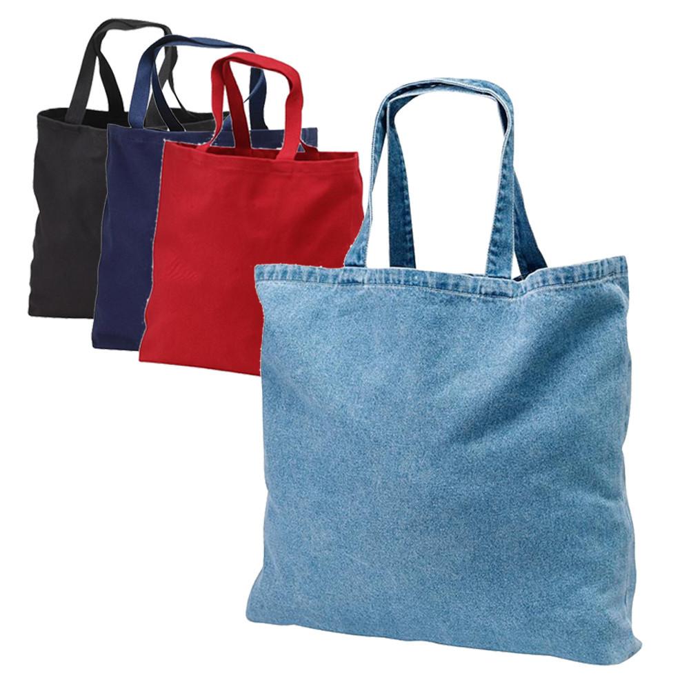 Heavy Cotton Denim Convention Tote Bag and Bags