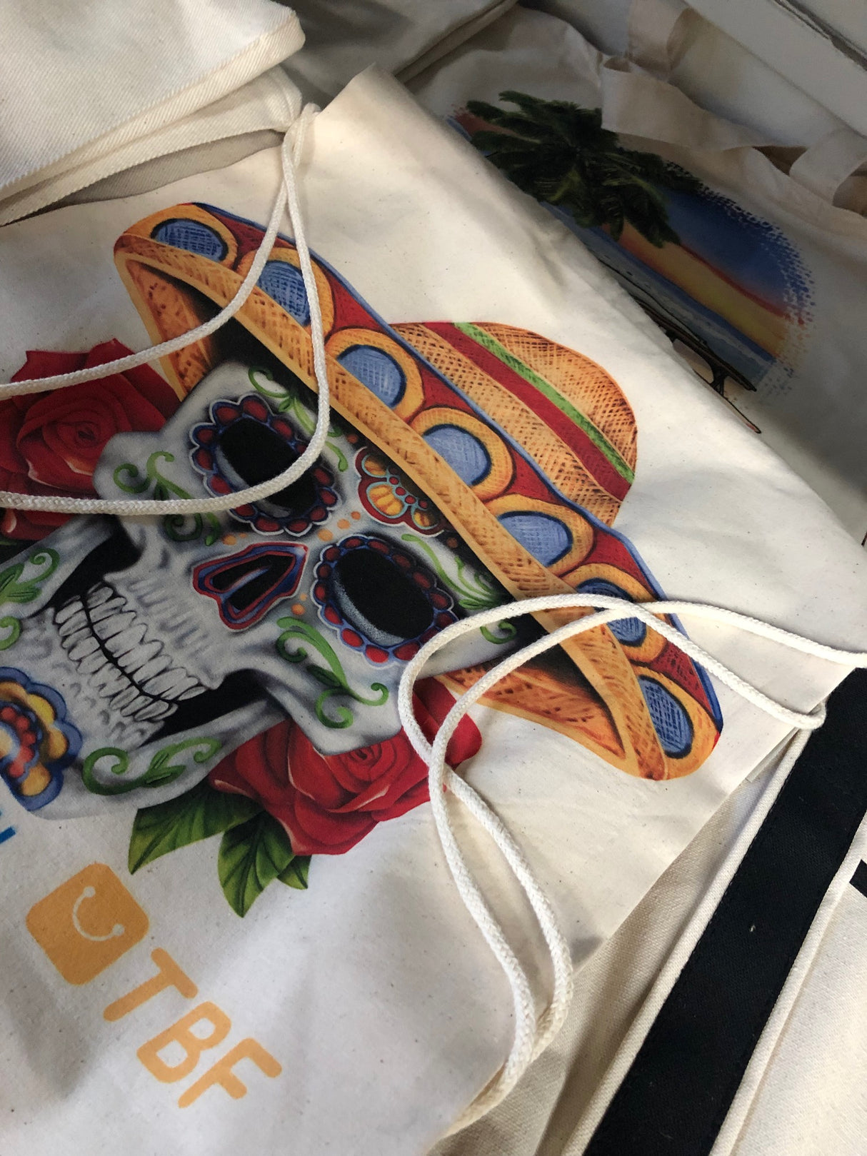 photo on Drawstring bags