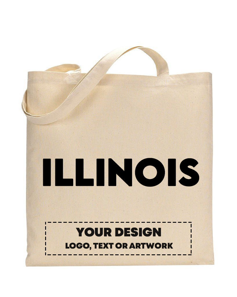 Illinois Tote Bag - State Tote Bags