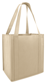 Cheap Grocery Shopping Tote Bag khaki