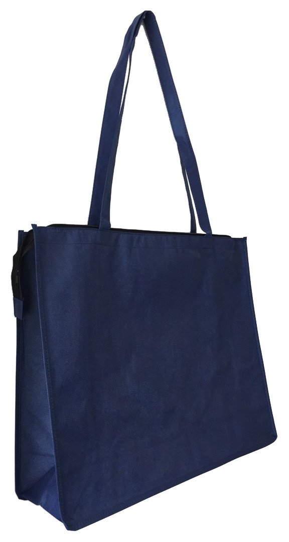 Cheap Large Navy Polypropylene Tote Bags