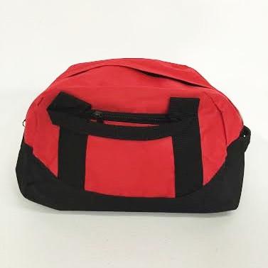 12 in Mini Size Two-Tone Duffle Bag